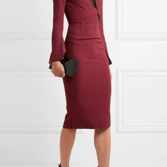 NWT Roland Mouret Ormond dress for Net-A-Porter limited edition. - Picture 3 of 10